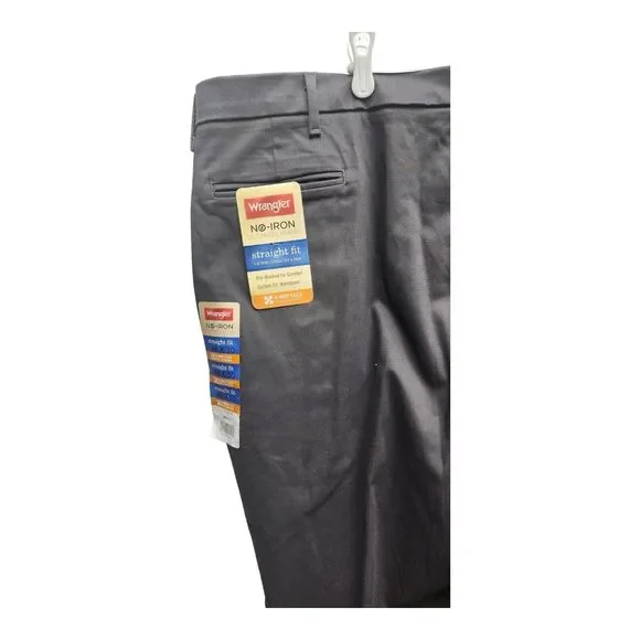 Khaki Pant Wrangler No Iron Ultimate Khaki Straight Fit Wrangler